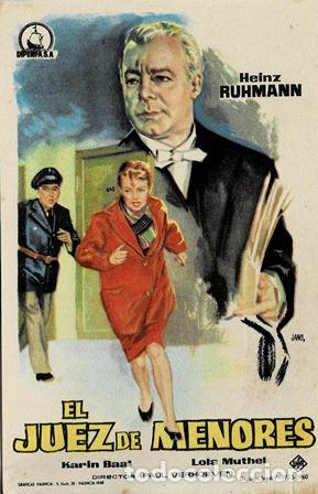 Cine: PROGRAMA DE CINE: EL JUEZ DE MENORES PC-5368