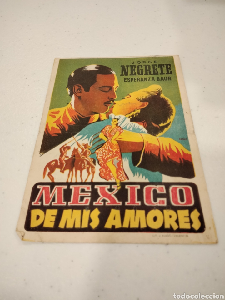 Cine: 5 folletos de mano de Jorge Negrete - Foto 3
