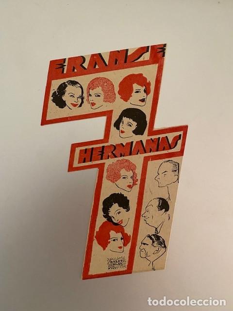 Cine: &Eacute;RANSE 7 HERMANAS. PROGRAMA TROQUELADO BALET Y BLAY. PERFECTO ESTADO - Foto 1