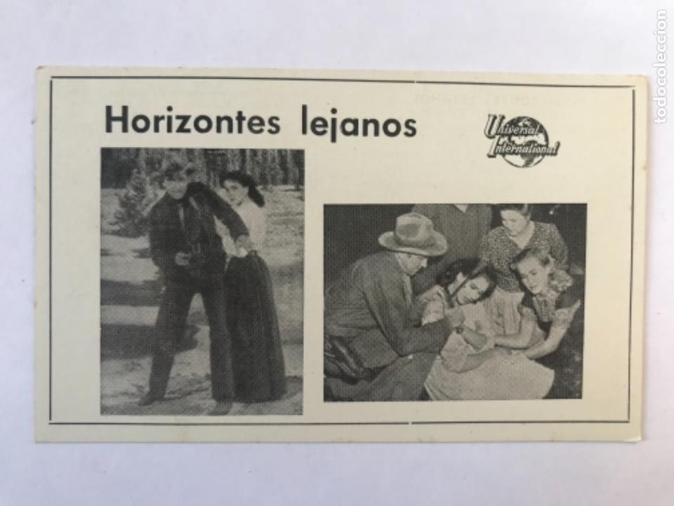 Cine: Folleto cine Horizontes lejanos - Foto 1