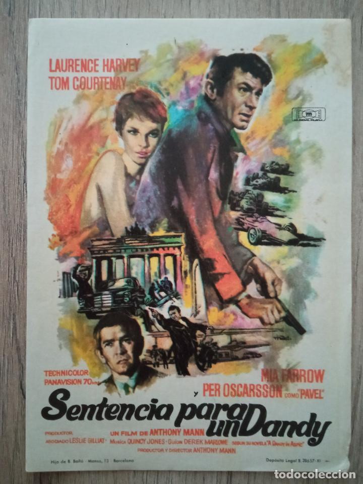 Cine: SENTENCIA PARA UN DANDY, LAURENCE HARVEY - Foto 1