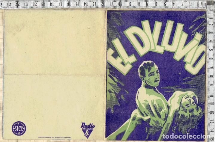 Kino: FOLLETO PROGRAMA RADIO PICTURES EL DILUVIO 193X - SIN PUBLICIDAD.