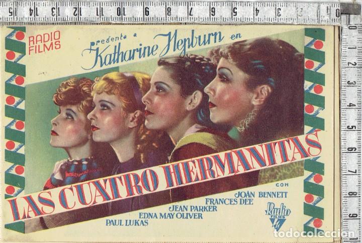  Foglietti di film di film antichi di cinema: FOLLETO PROGRAMA RADIO FILMS LAS CUATRO HERMANITAS KATHARINE HEPBURN- 193X.