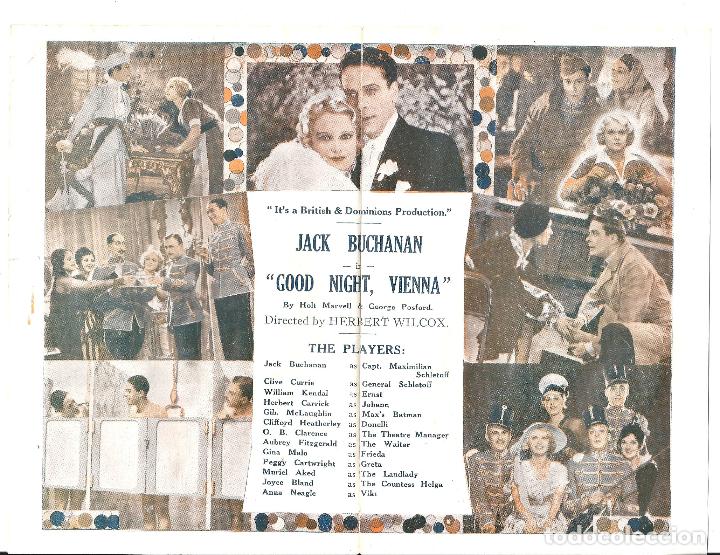 Cine: PTCC 112 NOCHES MAGICAS PROGRAMA DOBLE INGLES JACK BUCHANAN ANNA NEAGLE - Foto 3