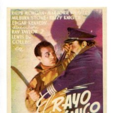  Flyers Publicitaires de films Anciens: EL RAYO ATÓMICO, CON RALPH MORGAN.. Lote 312896223