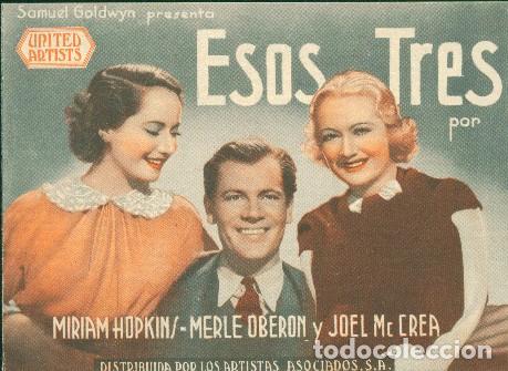 Cine: ESOS TRES - Foto 1
