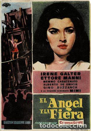 Cine: PROGRAMA DE CINE: EL &Aacute;NGEL Y LA FIERA PC-5450
