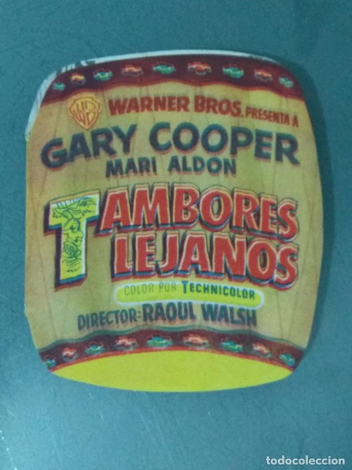 Cine: PROGRAMA DE CINE DOBLE TROQUELADO. TAMBORES LEJANOS. - Foto 1