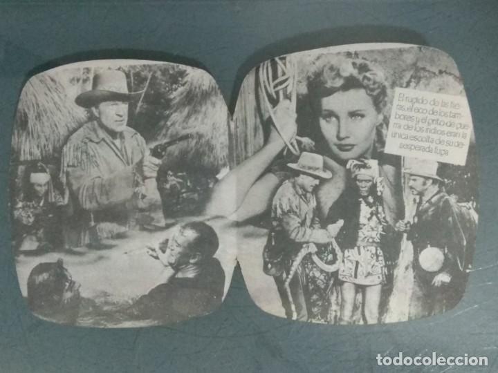 Cine: PROGRAMA DE CINE DOBLE TROQUELADO. TAMBORES LEJANOS. - Foto 3