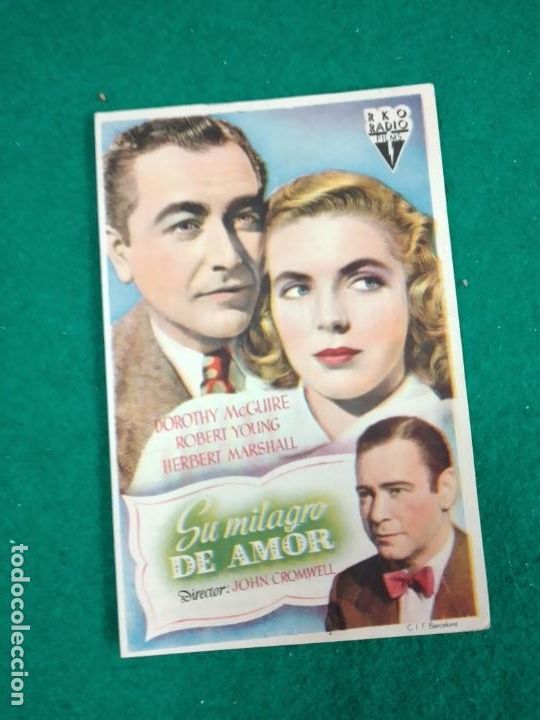 Cine: SU MILAGRO DE AMOR. PROGRAMA DE CINE CON PUBLICIDAD. - Foto 1