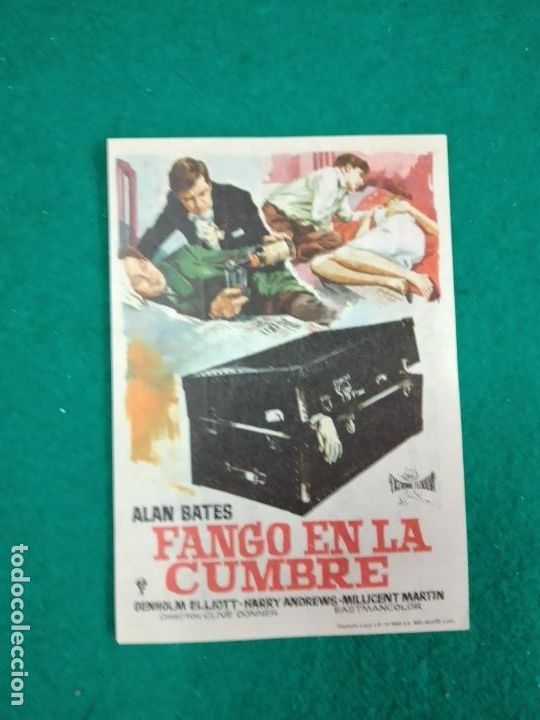 Cine: FANGO EN LA CUMBRE. ALAN BATES.PROGRAMA DE CINE CON PUBLICIDAD. - Foto 1