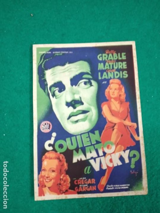 Cine: &iquest;QUIEN MATO A VICKY? PROGRAMA DE CINE CON PUBLICIDAD. - Foto 1