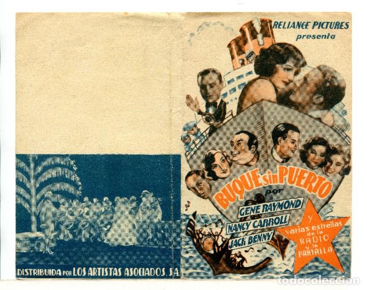 Cine: EL BUQUE SIN RUMBO, con Nancy Carroll. - Foto 1