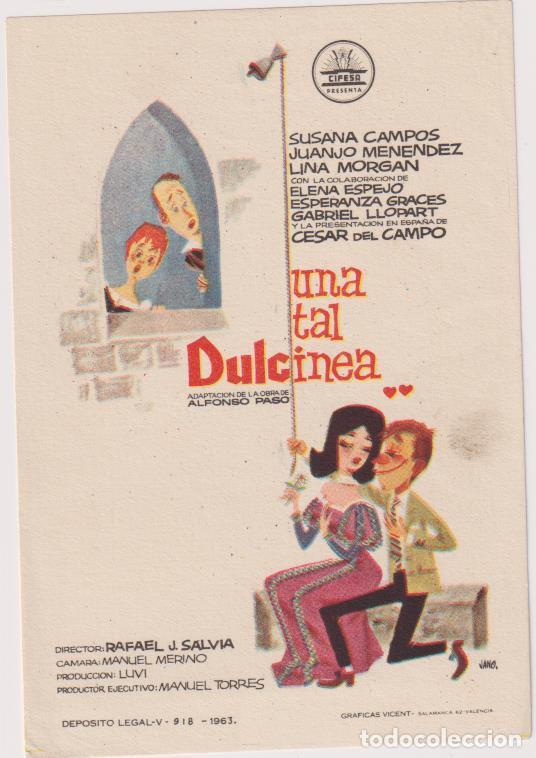 Cine: Una tal Dulcinea. Sencillo de Cifesa - Foto 1