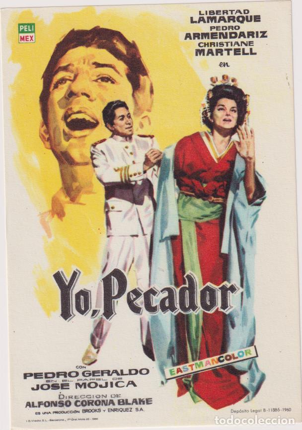 Cine: Yo, Pecador. Sencillo de Pelimex - Foto 1