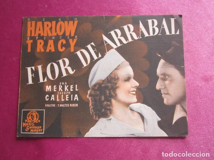 Cine: FLOR DE ARRABAL JEAN HARLOW TRACY PROGRAMA DOBLE C2 12 - Foto 1