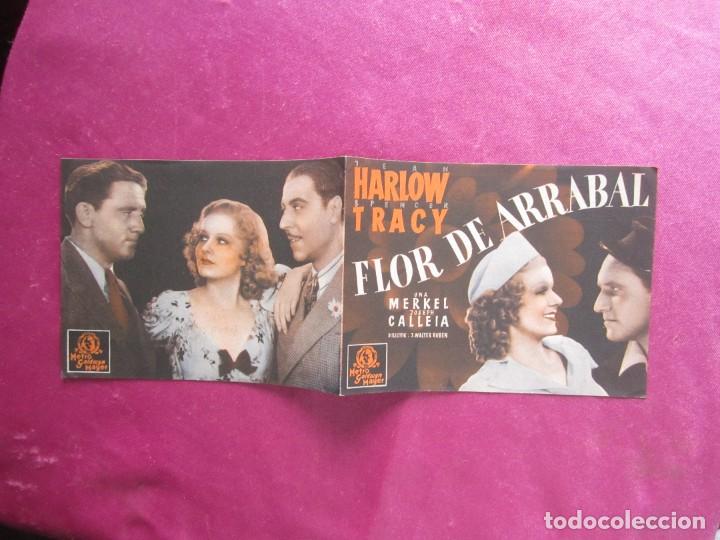 Cine: FLOR DE ARRABAL JEAN HARLOW TRACY PROGRAMA DOBLE C2 12 - Foto 2