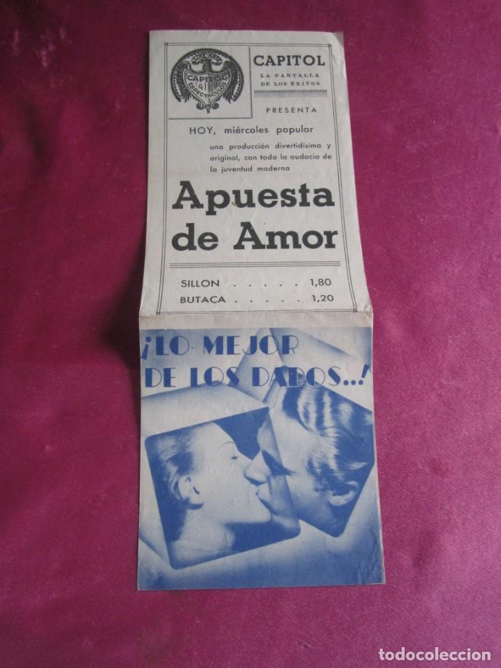Cine: APUESTA DE AMOR GENE RAYMOND PROGRAMA DOBLE C2 0 - Foto 3