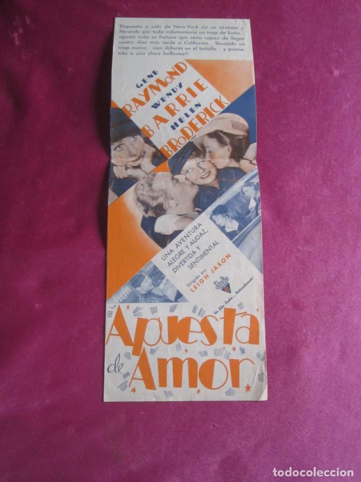 Cine: APUESTA DE AMOR GENE RAYMOND PROGRAMA DOBLE C2 0 - Foto 4