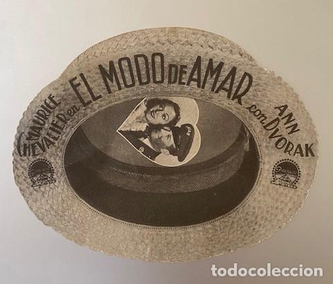 Cine: EL MODO DE AMAR. PROGRAMA TROQUELADO EN PERFECTO ESTADO. MAURICE CHEVALIER - Foto 2