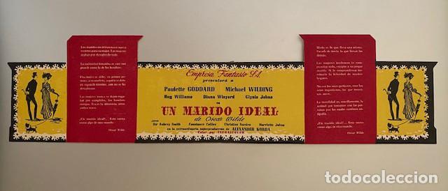 Cine: UN MARIDO IDEAL. PROGRAMA TROOUELADO EN PERFECTO ESTADO - Foto 2