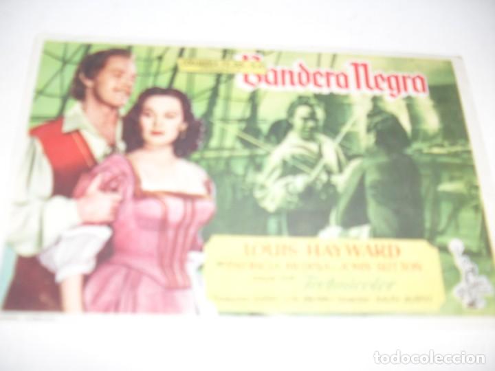 Cine: programa de mano sencillo,con texto publicitario.titulo:.BANDERA NEGRA.