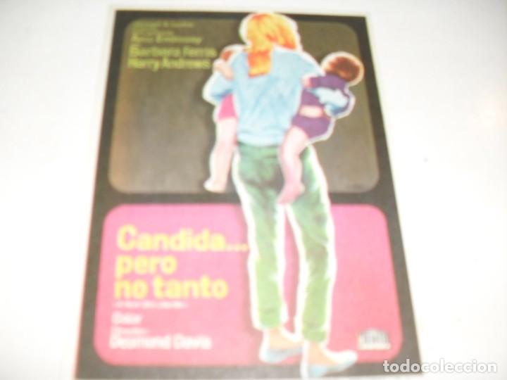 Cine: programa de mano sencillo,con texto publicitario.titulo:.CANDIDA...PERO NO TANTO.
