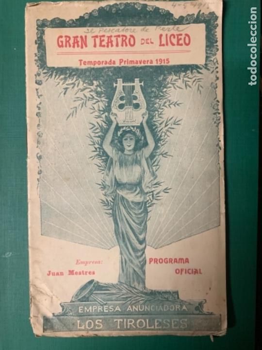 Cine: Programa Liceo Temporada Primavera 1915 - Foto 1