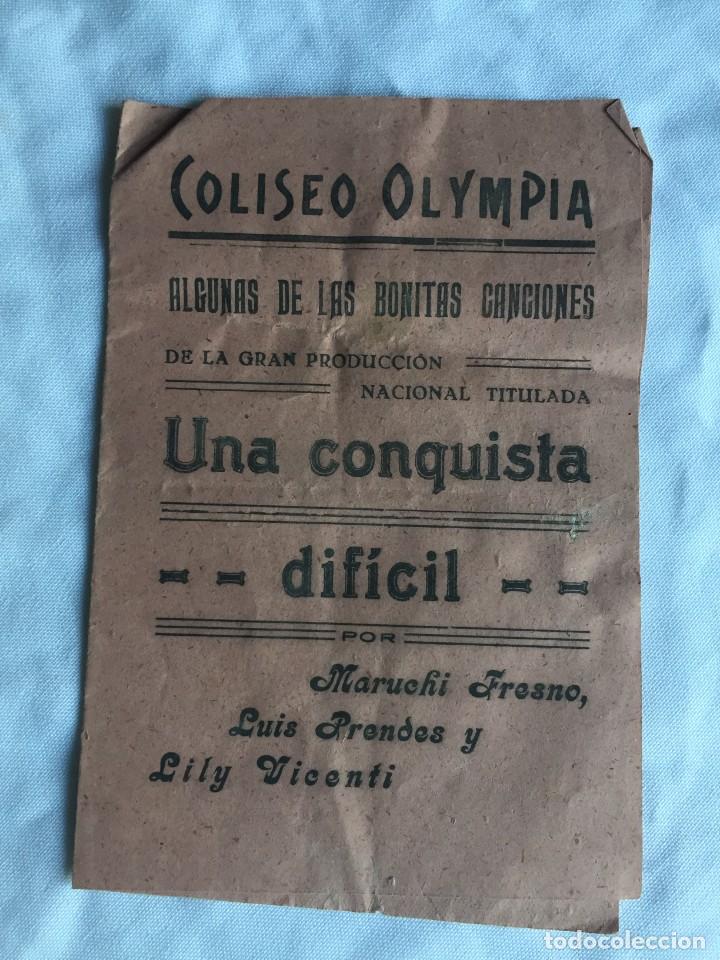Cine: UNA CONQUISTA DIF&Iacute;CIL - Foto 1