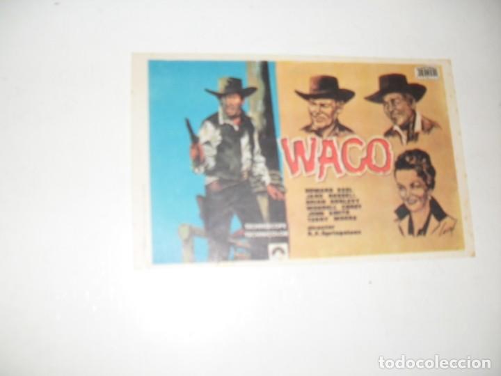 Cine: programa de mano sencillo,sin texto publicitario.titulo: WAGO.
