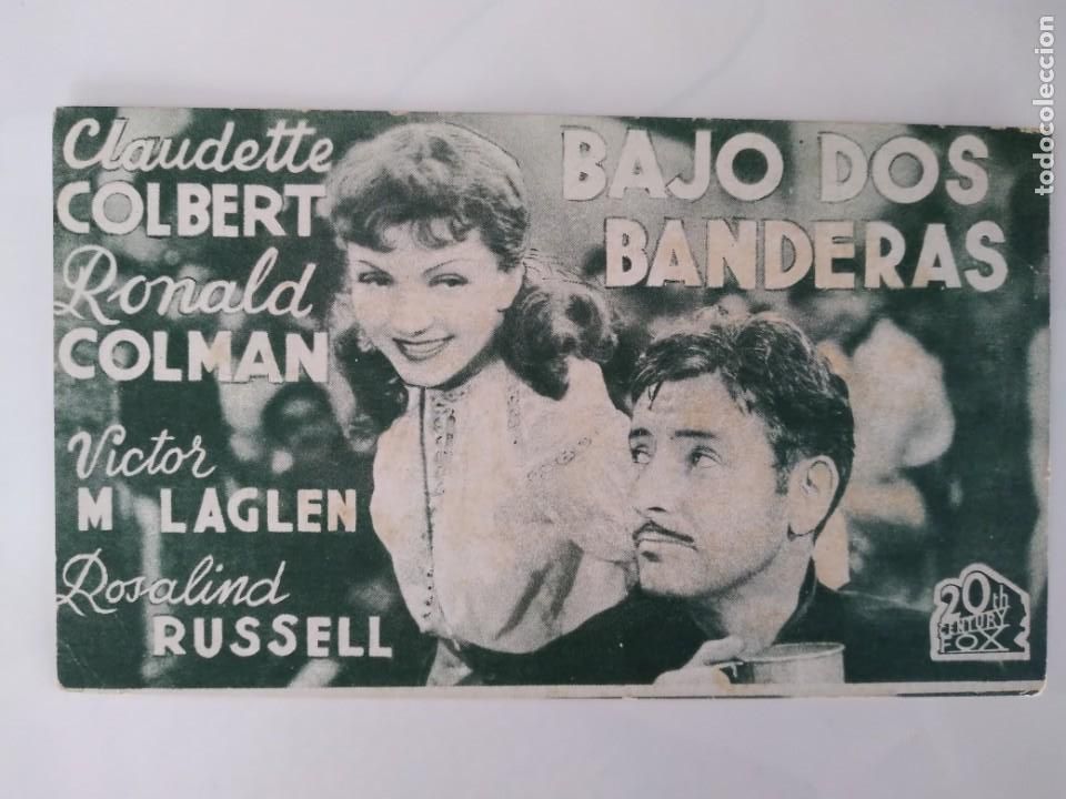 Cine: PROGRAMA TARJETA CINE BAJO DOS BANDERAS FOX CON CINE RAMBLA RV 86