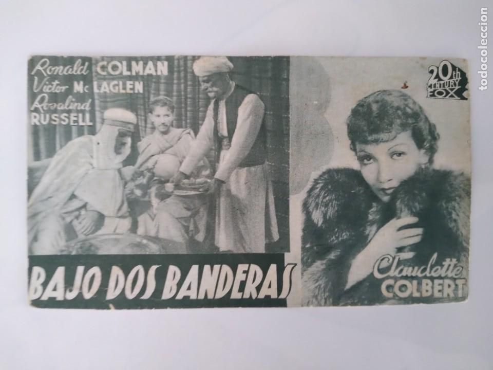Cine: PROGRAMA TARJETA CINE BAJO DOS BANDERAS FOX 89 - Foto 1