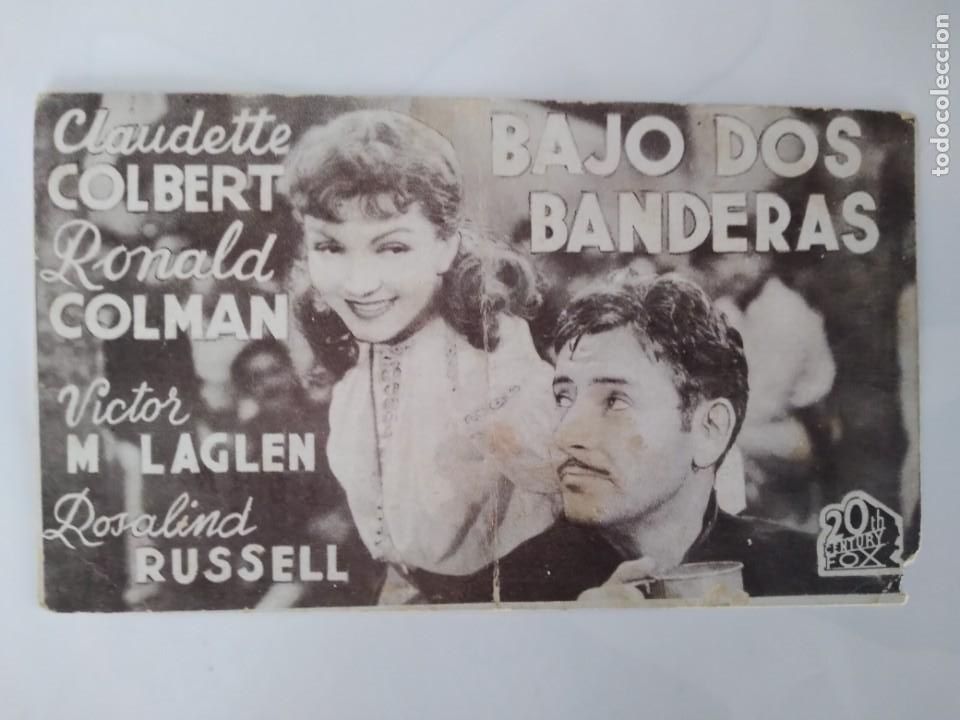 Cine: PROGRAMA TARJETA CINE BAJO DOS BANDERAS FOX GRAN TEATRO ALCIRA 90