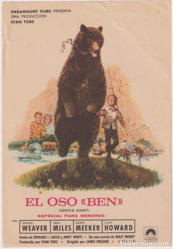 Cine: El Oso Ben.Sencillo de Paramount - Foto 1