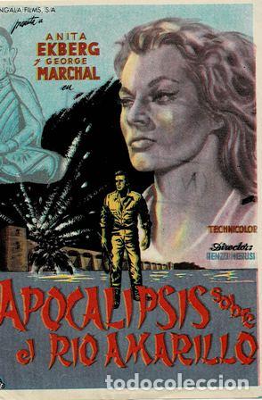 Cine: PROGRAMA DE CINE: APOCALIPSIS SOBRE EL R&Iacute;O AMARILLO PC-5524