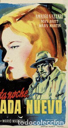 Cine: PROGRAMA DE CINE: ESTA NOCHE NADA NUEVO PC-5541