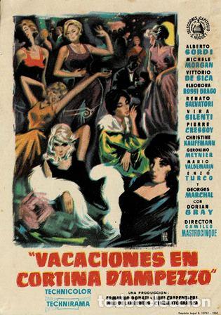Cine: PROGRAMA DE CINE: VACACIONES EN CORTINA D&acute;AMPEZZO PC-5549