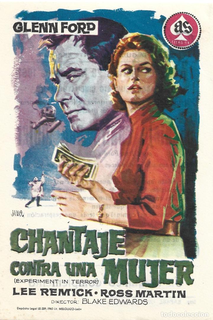 Cine: Chantaje contra una mujer - Foto 1