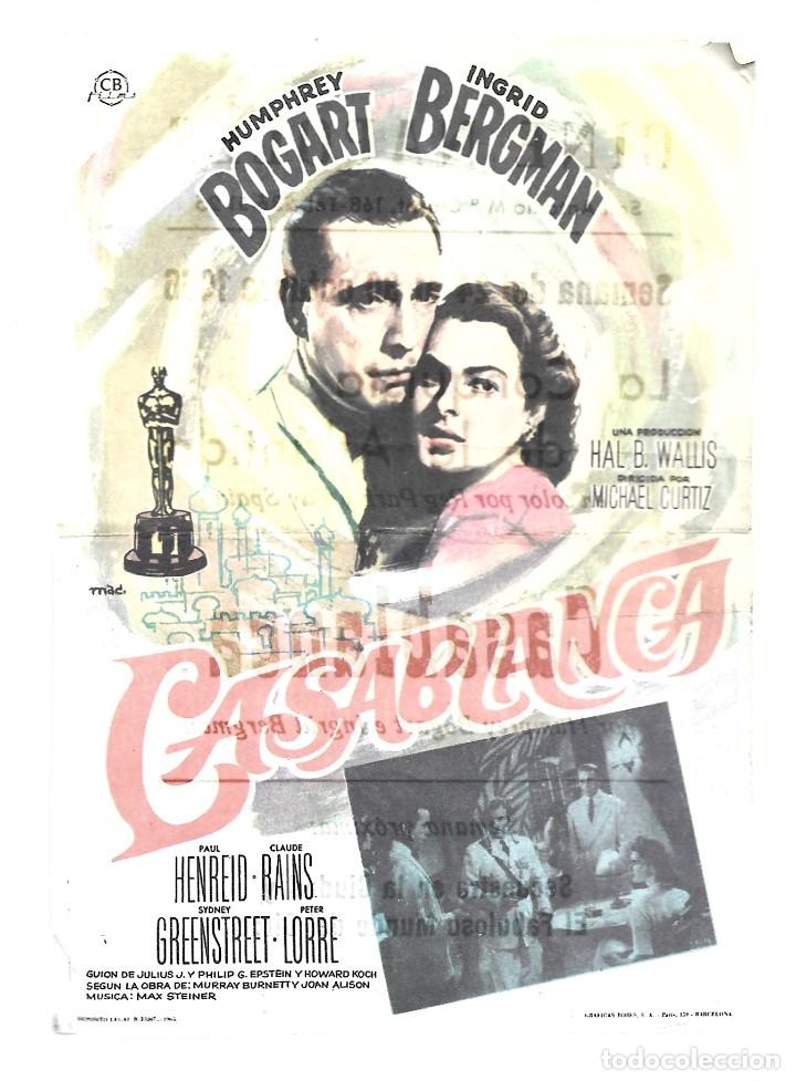 Cine: Programa de cine: Casablanca, buen estado - Foto 1
