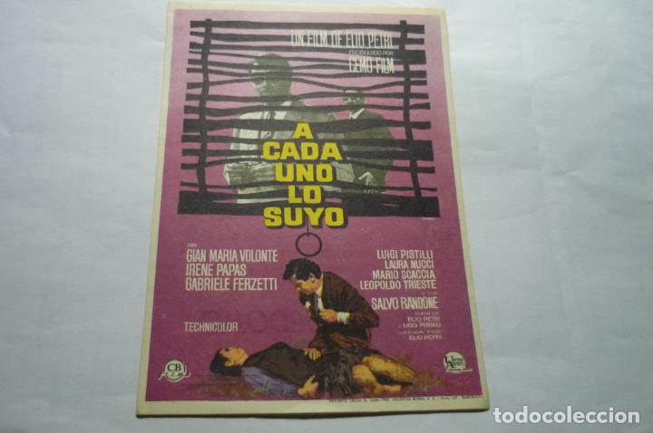 Cine: programa a cada uno lo suyo .- irene papas publicidad - Foto 1