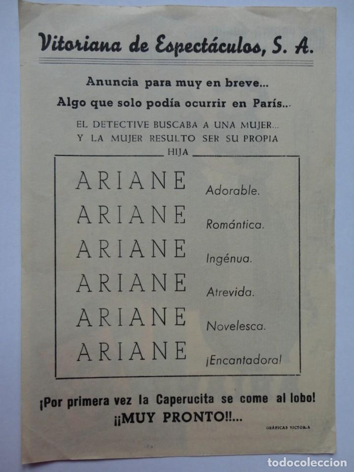 Cine: ARIANE - (Vitoriana de Espect&aacute;culos) - Foto 2