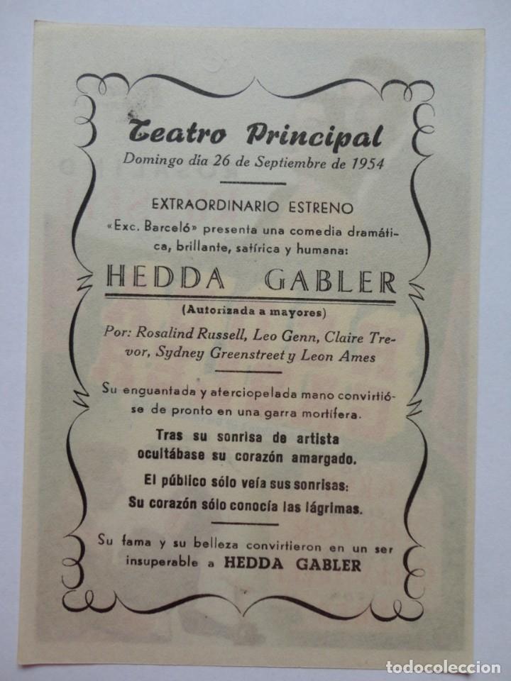 Cine: HELDA GABLER - (T. Principal) - Foto 2