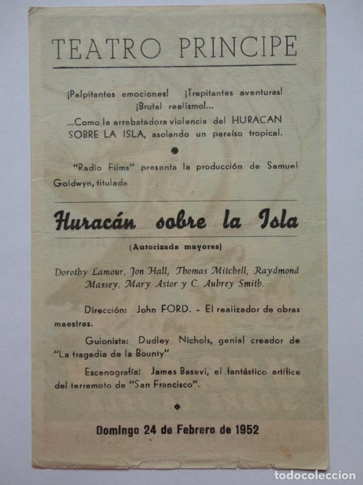 Cine: HURAC&Aacute;N SOBRE LA ISLA - - Foto 2