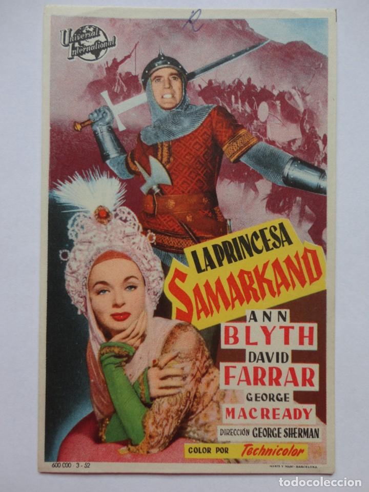 Foglietti di film di film antichi di cinema: CINE-FOLLETO DE MANO - LA PRINCESA SAMARKAND