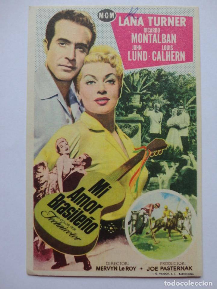 Cine: CINE-FOLLETO DE MANO - MI AMOR BRASILE&Ntilde;O