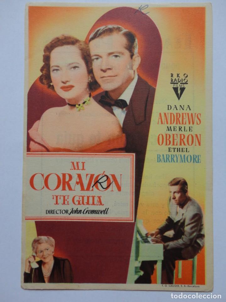 Cine: CINE-FOLLETO DE MANO - MI CORAZ&Oacute;N TE GU&Iacute;A