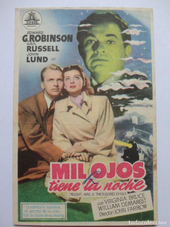 Cine: MIL OJOS TIENE LA NOCHE - - Foto 1