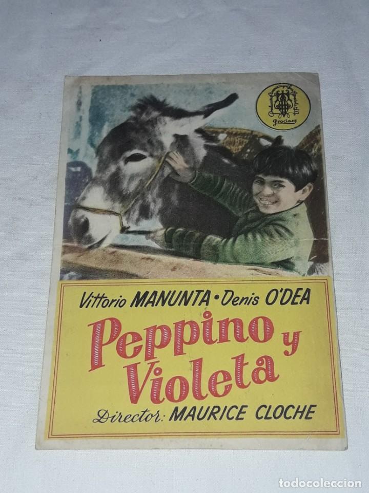 Cine: Antiguo programa de cine Peppino y violeta - Foto 1
