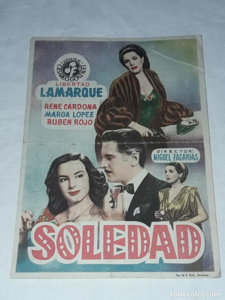 Cine: Antiguo programa de cine Soledad - Foto 1