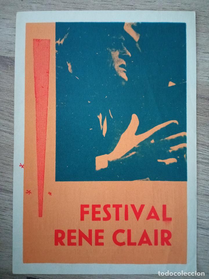 Kino: FESTIVAL RENE CLAIR, FOLLETO LOCAL DEL CINE M&Oacute;NACO